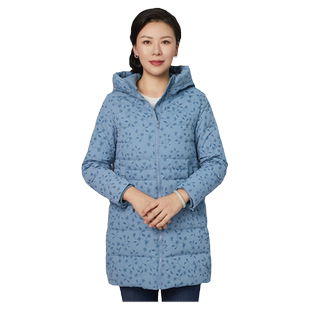 葵牌中老年妈妈羽绒服新款白鸭绒冬装女款加厚中长款大码羽绒服
