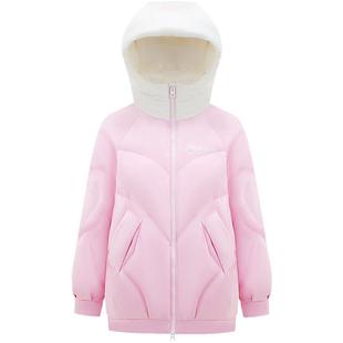 波司登女士奥莱冬百搭潮流廓形厚羽绒服多巴胺色系显瘦连帽外套