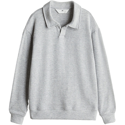 HM童装儿童男童冬季舒适休闲长袖Polo衫1265028