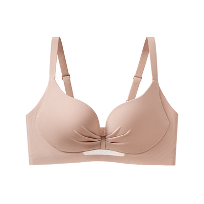 无钢圈无痕小胸聚拢收副乳文胸