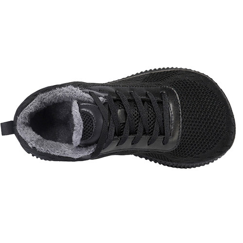 防滑宽脚男女休闲健步鞋冬季加绒保暖耐磨宽头脚背高宽楦运动鞋