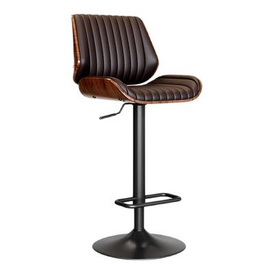 高级感酒吧旋转高脚椅意式吧椅