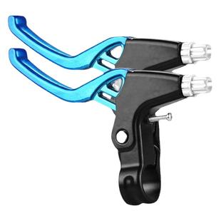 铝合金自行车刹车把手手柄山地车儿童闸把通用单车手刹把刹线全套