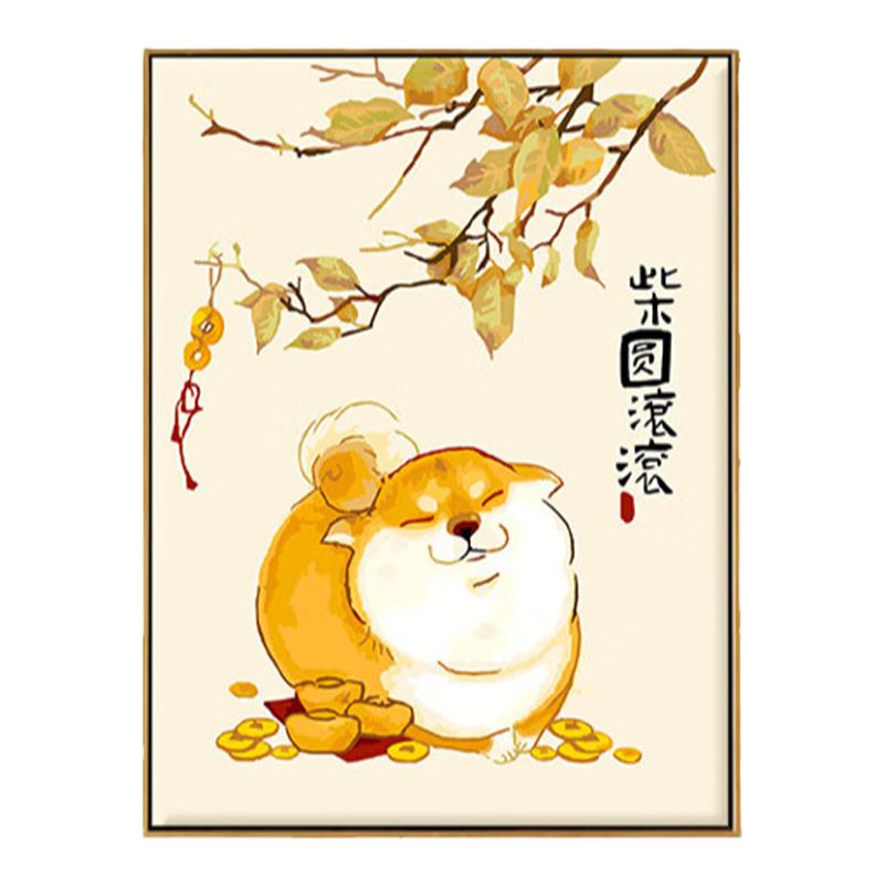 数字油画diy填色手工填充油彩画