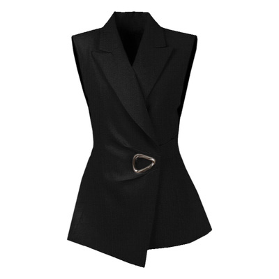 高档轻奢初春时髦西装马甲女