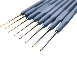 4支包邮/超级特价 日本广岛Tulip蕾丝钩针 金银剪刀套装金头钩针