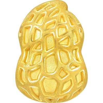 圣诞礼物周生生Charme宝贝祥瑞祝福黄金足金花生转运珠92656C定价