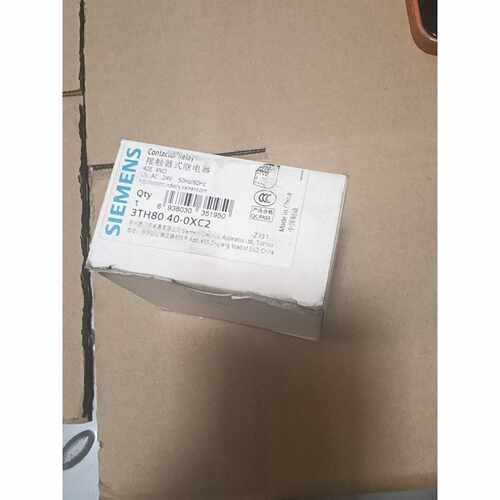 下单前咨询西门子3TH80 40-0XC2继电器，24V AC，4NO