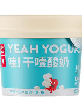 乐纯干噎酸奶干巴冷萃希腊酸奶DIY固体杨枝甘露厚酸奶100g*2盒装