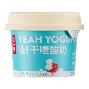 乐纯干噎酸奶干巴冷萃希腊酸奶DIY固体杨枝甘露厚酸奶100g*2盒装