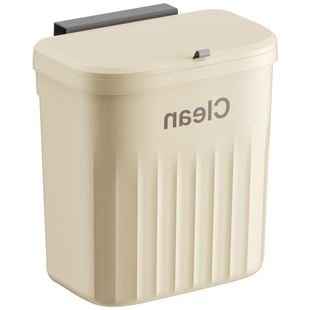 厨房垃圾桶壁挂式家用2025新款卫生间厕所带盖纸篓厨余专用收纳桶