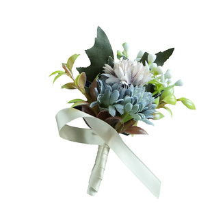 森系男士西装胸花结婚新郎伴郎迎宾嘉宾小主持人儿童礼服襟花男童