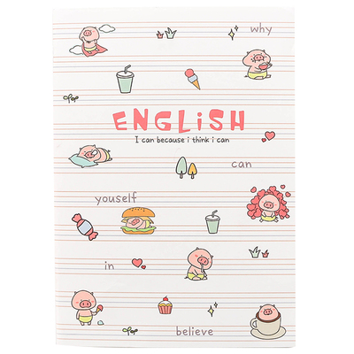 三年二班B5学生用单词英文笔记本