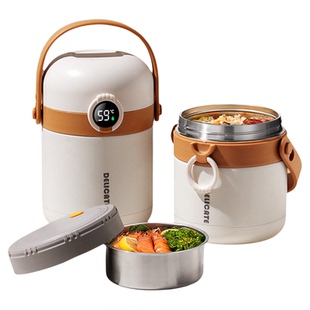 双层保温饭盒超长24小时学生带饭提桶上班族2026新款大容量汤壶碗