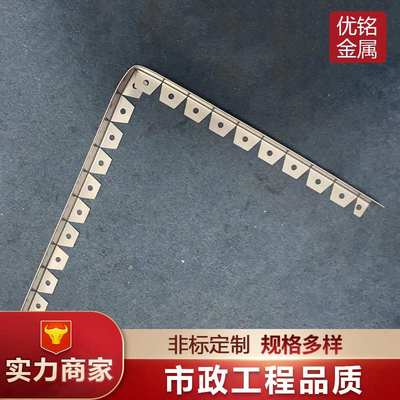 不锈钢草石隔离金属挡隔离带土草庭院景观板隔带绿化带护栏