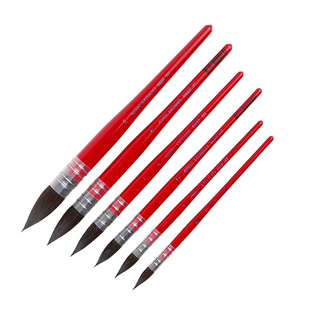 Alvaro澳洲阿尔瓦罗neef松鼠毛水彩画笔红胖子 117水彩笔拖把画笔