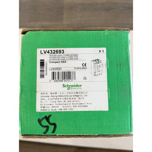 议价可维修施耐德LV432693塑壳断路器NSX400N3P490A3O3R全新原装