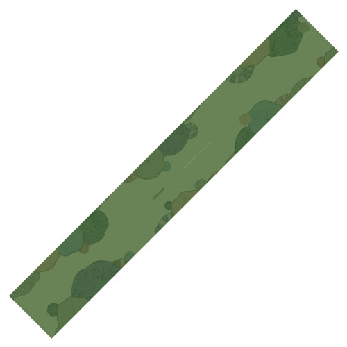 爱奇葩 涧影溪景荷塘桌旗中式禅意茶台桌布防水茶席茶旗布艺长条