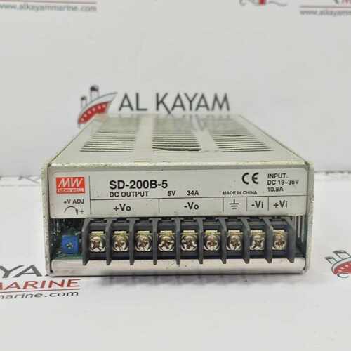 MEAN WELL SD-200B-5 POWER SUPPLY   (FAST SHIP BY DHL/FEDEX)