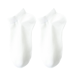 夏季薄款短袜女纯棉底防滑不掉跟透气吸汗船袜运动短筒袜子不起球