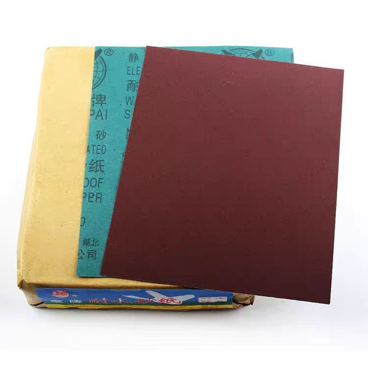 雁牌砂纸 全树脂耐水砂纸  打墙抛光打磨涂层白砂纸沙纸 木工干磨