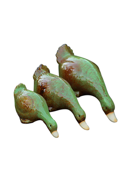 创意田园风格摆件客厅鸭子新房