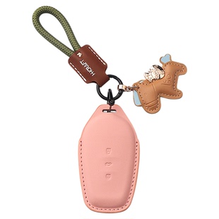 适用于东风日产N7钥匙套2025新款专用尼桑简约全包汽车真皮包壳扣