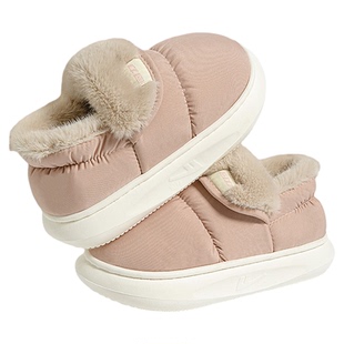 回力棉拖月子鞋冬孕妇包跟女2025新款秋季加厚底防滑保暖毛绒外穿