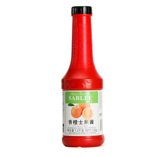 沙布列香橙士果酱1.2kg 含果肉甜橙柳橙香鲜橙果泥气泡水果茶原料