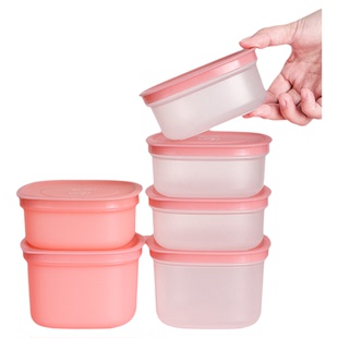 抗菌加厚保鲜盒食品级原料冰箱专用微波加热冷冻盒冻肉冻汤分装盒