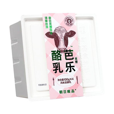 朝日唯品乳酪5口味丝滑100g*4