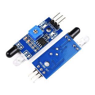 红外壁障模块/小车避障传感器 黑白线识别距离可调反射型光电开关