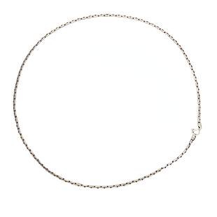 梅卡S925纯银竹节链男女情侣项链潮人吊坠百搭韩版原创十字链饰品