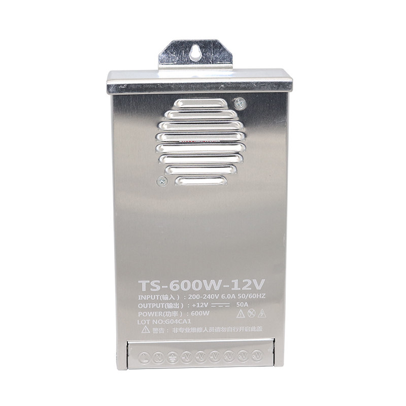 半灌胶防雨电源600W1000W12V24V36V48V户外led灯条招牌广告变压器