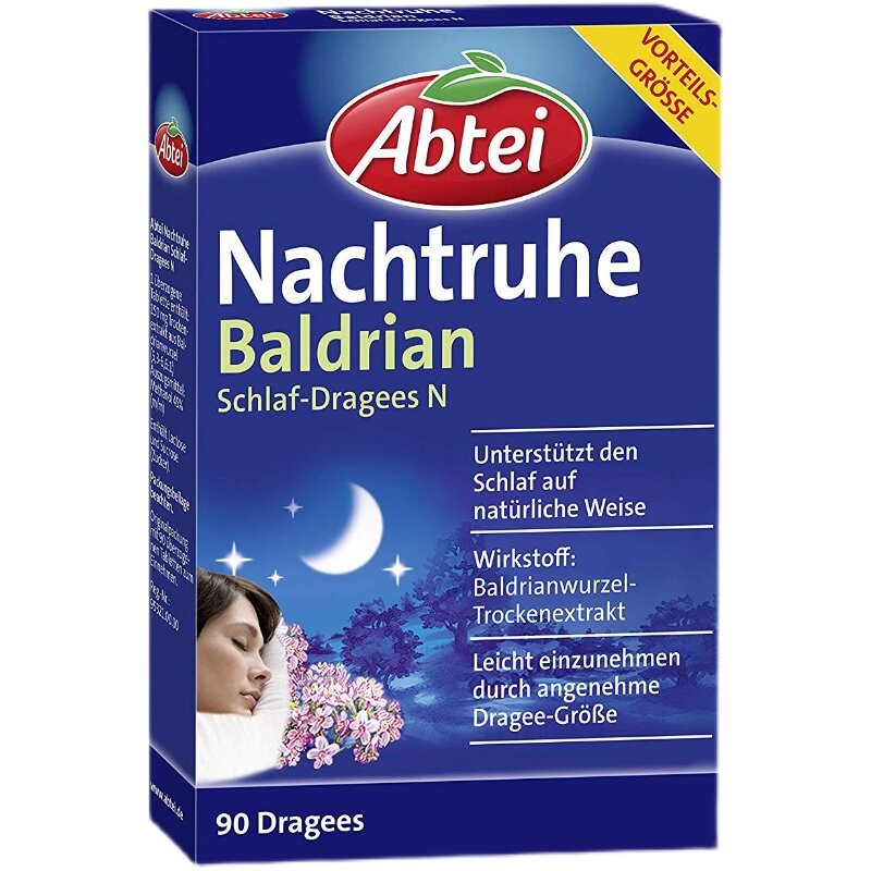 德国原进口天然缬草助眠片好睡眠