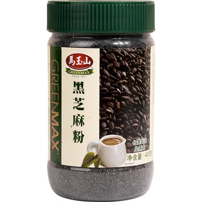 台湾进口纯黑芝麻粉谷物400g