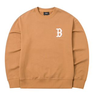 MLB男装女装2025秋季新款卫衣复古潮流运动服圆领套头衫3AMTM1044