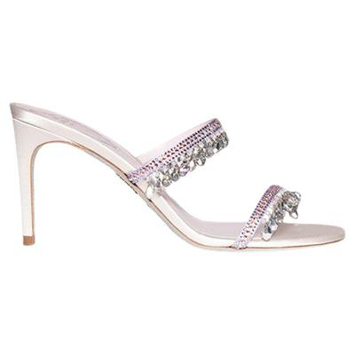 【年终折扣】RENE CAOVILLA CHANDELIER系列水钻女士高跟凉鞋