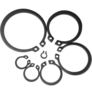 65MN锰轴卡外卡轴用卡环轴承卡簧弹性挡圈卡扣C型卡簧国标GB894