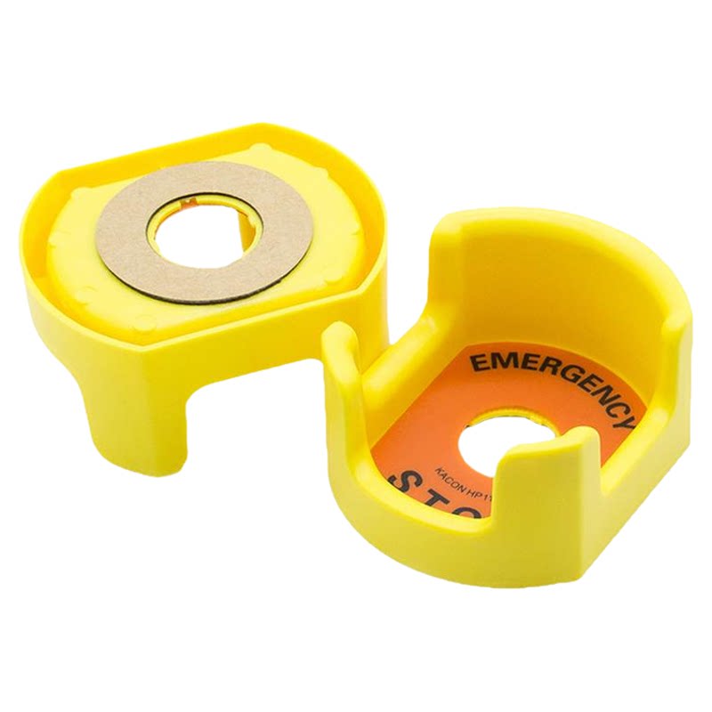 22mm急停开关防护座保护座 按钮保护罩 防误座 配警示牌STOP