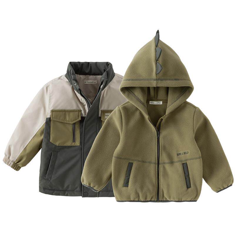 戴维贝拉男童棉服两件套