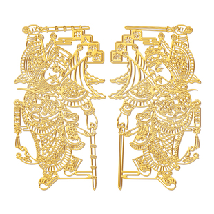 门神对联2026新款马年家用春联贴纸秦琼敬德大号自粘过年贴画门贴