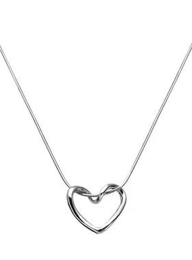 镂空桃心项链女ins甜美辣妹学生