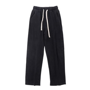 ALONE HOOD 休闲直筒长裤阔腿百搭男运动宽松潮牌垂感拖地长裤子