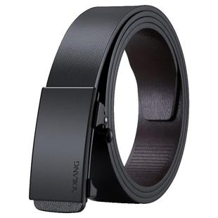 奥康皮带男真皮无牙内穿年轻人腰带潮流新款牛皮高档正品商务裤带