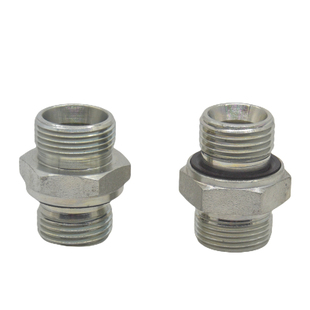 伊顿永华标准液压对丝卡套接头体轻型1CM重型1DM对丝24度H型公制