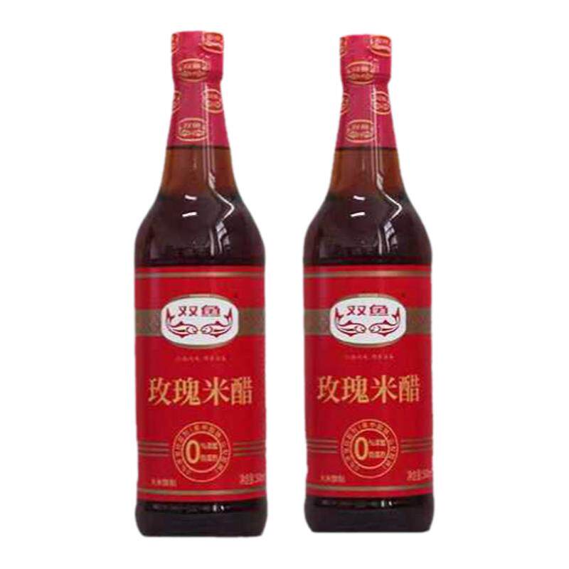 双鱼瓶装玫瑰米醋江南风味食用醋