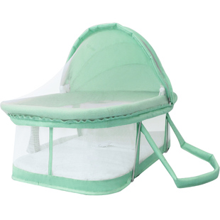 便携式床中床婴儿提篮折叠车载婴儿床宝宝出院睡篮新生儿安全提篮