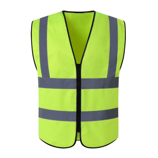 趣行反光安全背心交通反光衣大码背带马甲环卫工作服夏天工地施工