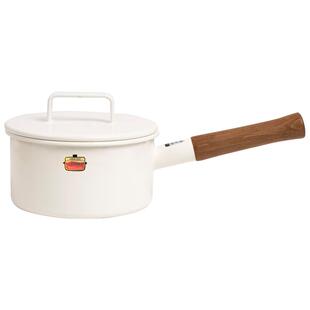 FUJIHORO日本进口富士珐琅锅搪瓷锅宝宝辅食锅小奶锅家用泡面汤锅